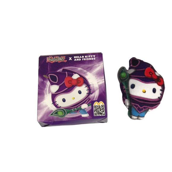 Yu-Gi-Oh! X Hello Kitty & Friends Plush Dark Magician McDonald Happy Meal Toy - Picture 1 of 7